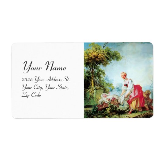 COLORFUL BABY SHOWER ETIKET (Voorkant)