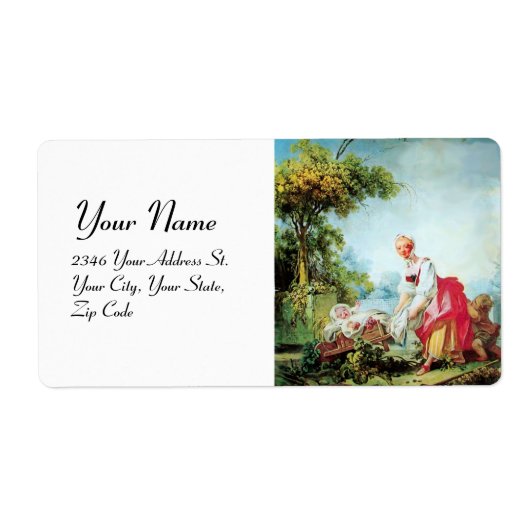 COLORFUL BABY SHOWER ETIKET (Voorkant)