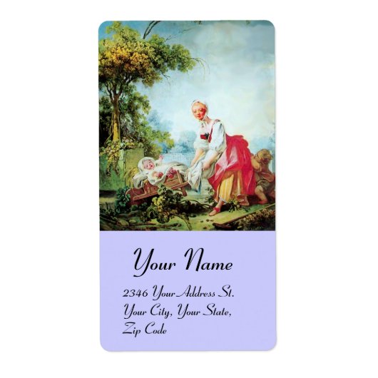 COLORFUL BABY SHOWER ETIKET (Voorkant)