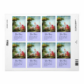 COLORFUL BABY SHOWER ETIKET (Full Sheet)