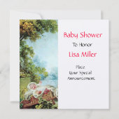 COLORFUL BABY SHOWER Gold Metallic Kaart (Achterkant)