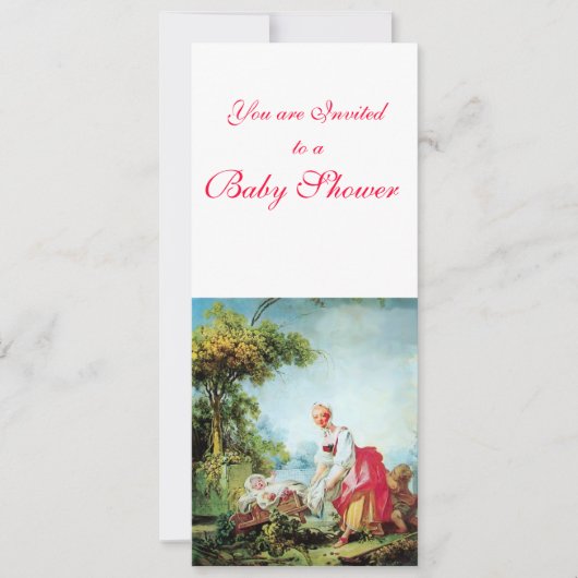 COLORFUL BABY SHOWER KAART (Voorkant)