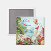 COLORFUL BABY SHOWER MAGNEET (Voorkant / Achterkant)