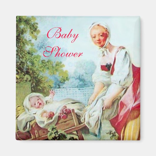 COLORFUL BABY SHOWER MAGNEET (Voorkant)