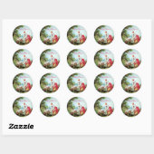 COLORFUL BABY SHOWER RONDE STICKER (Vel)