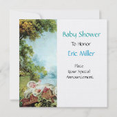 COLORFUL BABY SHOWER — Whitepaper Kaart (Achterkant)