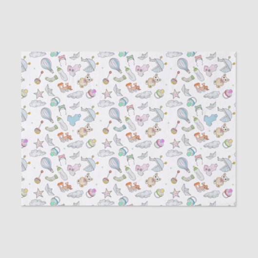 Colorful Baby Thleing Tissuepapier (Voorkant)