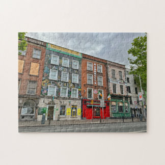 Colorful Bachelor's Walk in Dublin, Ierland Legpuzzel