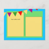 Colorful Back to School Chalkboard Briefkaart (Achterkant)