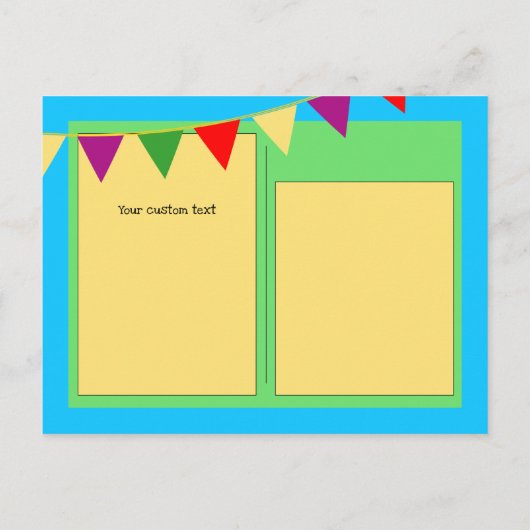 Colorful Back to School Chalkboard Briefkaart (Achterkant)