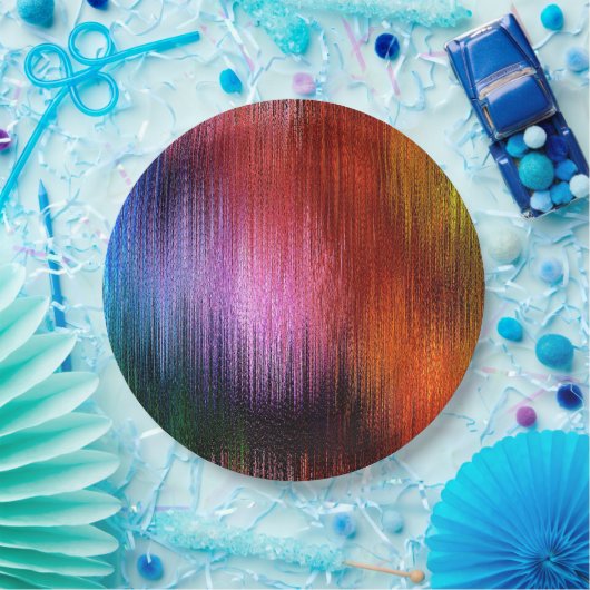 Colorful Background Pattern Papieren Bordje (Feest)