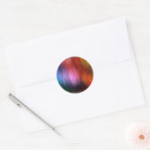 Colorful Background Pattern Ronde Sticker (Envelop)