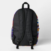Colorful Backpack Bedrukte Rugzak (Achterkant)