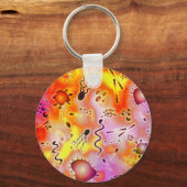 Colorful Bacteria Sleutelhanger (Voorkant)