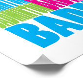 Colorful Badminton Poster (Hoek)