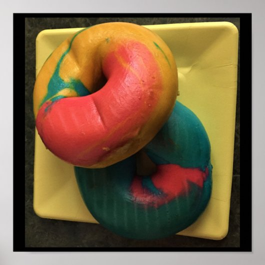 Colorful Bagels Foto Poster (Voorkant)