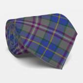 Colorful Baird Tartan Pset Stropdas (Opgerold)