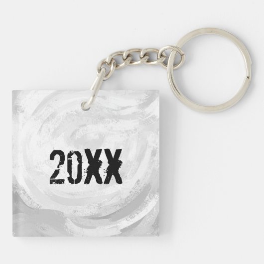 Colorful Balballon Birthday Sleutelhanger (Achterkant)