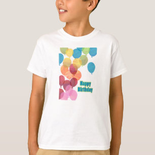 Colorful Balballon Birthday T-shirt