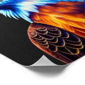 Colorful Bald Eagle Art Poster (Hoek)