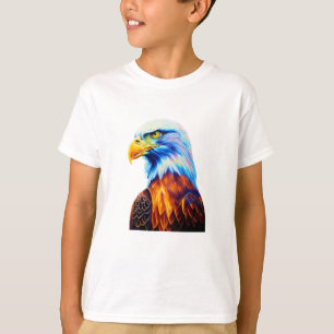 Colorful Bald Eagle Art T-shirt