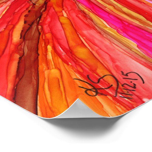 Colorful Bald Eagle Poster 24x24 inch (Hoek)