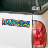 Colorful Ball Pit Balls Kinder Play Bumpersticker (Op Truck)