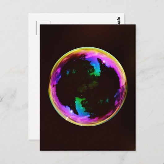 Colorful Ball Soap Bubble Briefkaart (Voorkant / Achterkant)