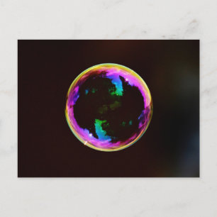 Colorful Ball Soap Bubble Briefkaart
