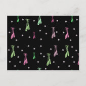 Colorful Ballet Pattern Briefkaart (Voorkant)