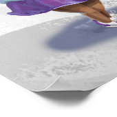 Colorful Balloon Birthday Girl Poster (Hoek)