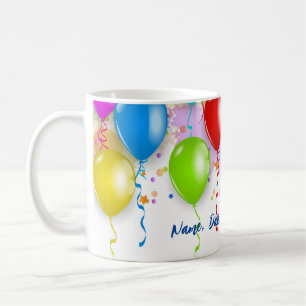 Colorful Balloon Mok - !