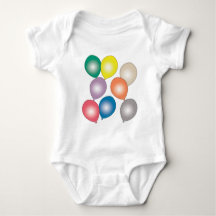 Colorful Balloons Baby Shirten