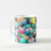 Colorful Balloons Banner Koffiemok (Voorkant links)