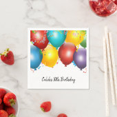 Colorful Balloons & Confetti Birthday Party Servet (Insitu)