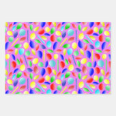 Colorful Balloons Fun Celebrings Inpakpapier Vel (Voorkant 2)