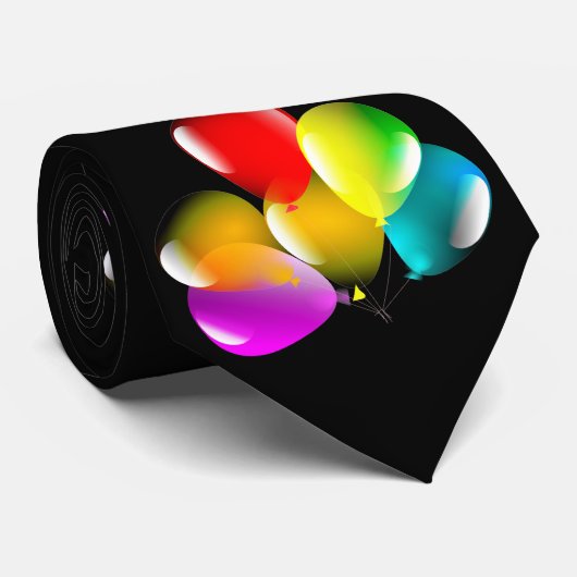 Colorful Balloons - Happy Party Stropdas (Opgerold)