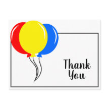 Colorful Balloons Hartelijk dank