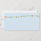 Colorful Balloons Kinderen van Birthday Bedankkaart (Achterkant)