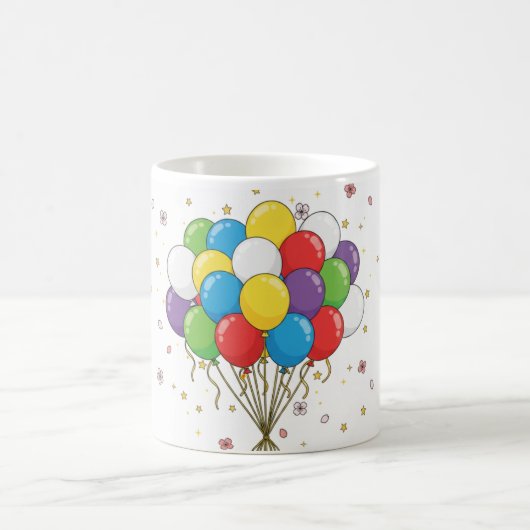 Colorful Balloons Mug Design Koffiemok (Center)