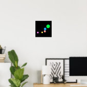 Colorful Balls Poster (Thuiskantoor)