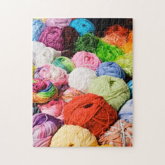 Colorful Balls van Yarn Legpuzzel (Verticaal)