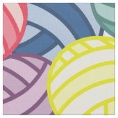 Colorful Balls van Yarn Stof (Close Up)