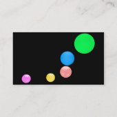 Colorful Balls Visitekaartje (Achterkant)