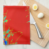 Colorful Bamboo Wave Theedoek (Quarter Fold)