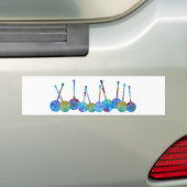 Colorful Banjo String Bumpersticker (Op auto)
