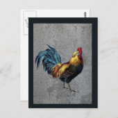 Colorful Bantam Rooster Briefkaart (Voorkant / Achterkant)