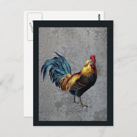 Colorful Bantam Rooster Briefkaart (Voorkant / Achterkant)