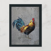 Colorful Bantam Rooster Briefkaart (Voorkant)