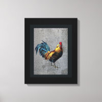 Colorful Bantam Rooster